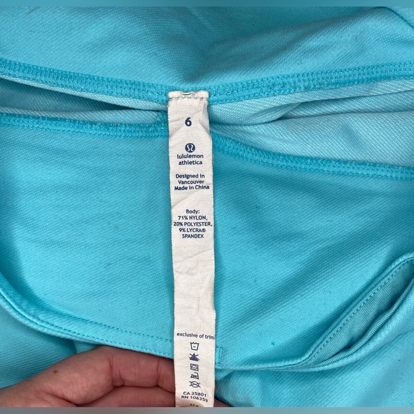 Lululemon Capri Leggings - Sky Blue - Size 6 - Picture 4 of 5